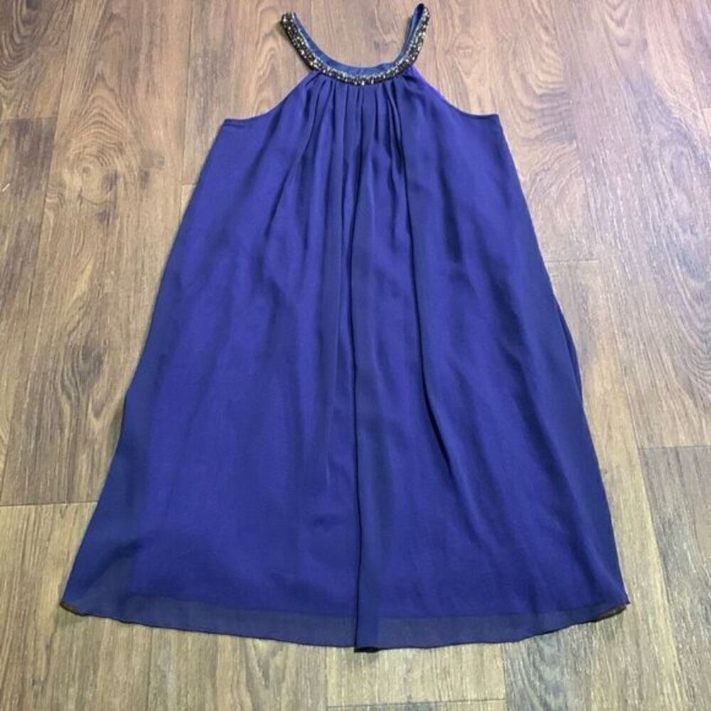 The limited jewel halter babydoll dress. Loose flowy swing cocktail evening dres